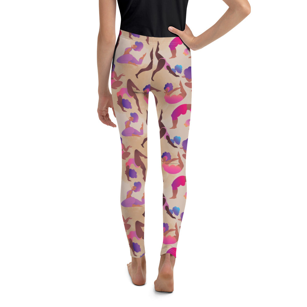 Yoga Poses Youth Leggings