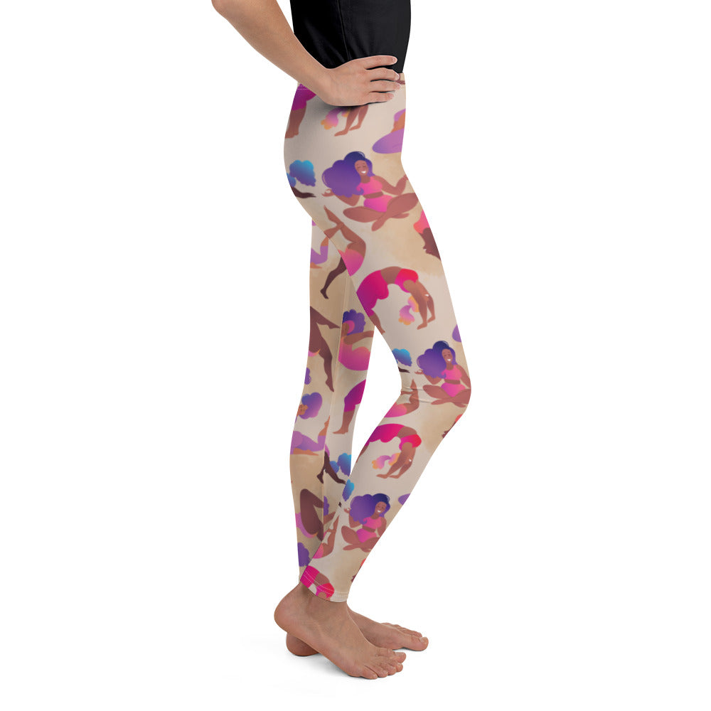 Yoga Poses Youth Leggings