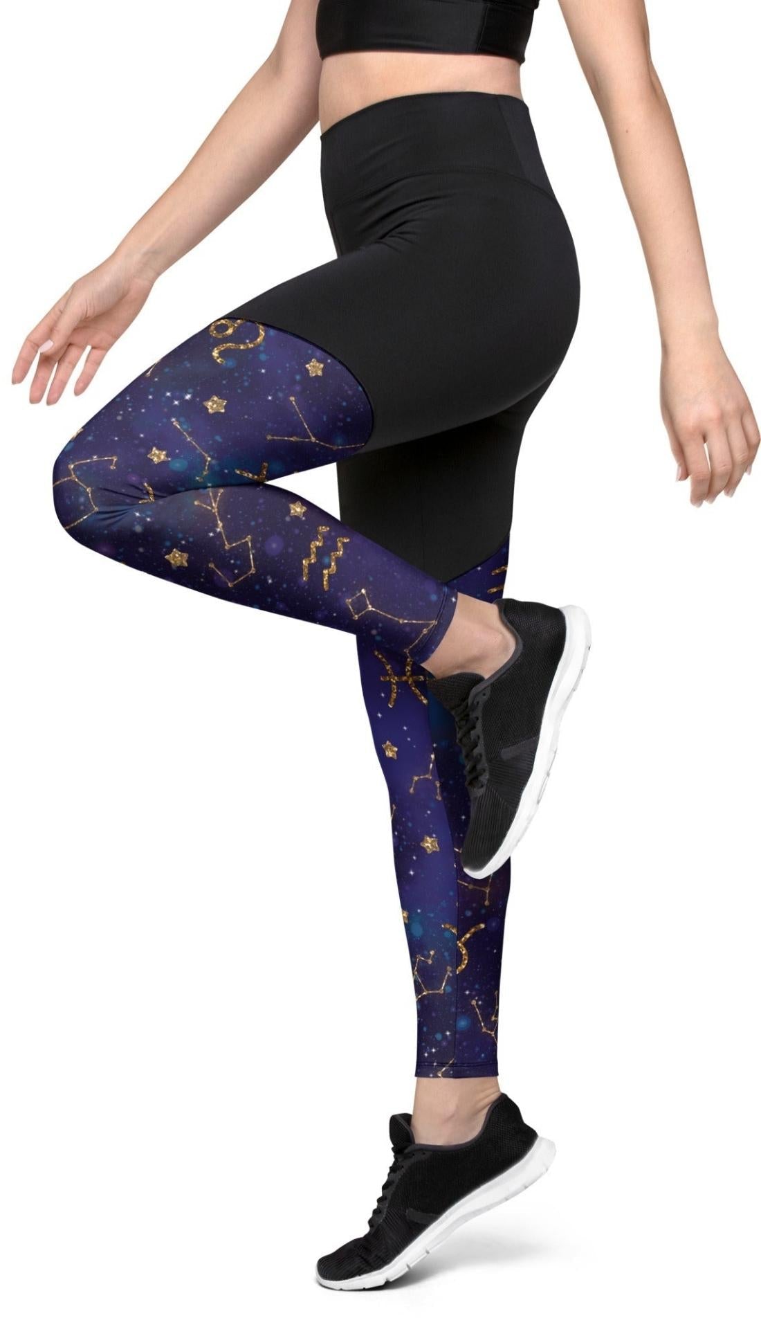 Zodiac Signs Compression Leggings