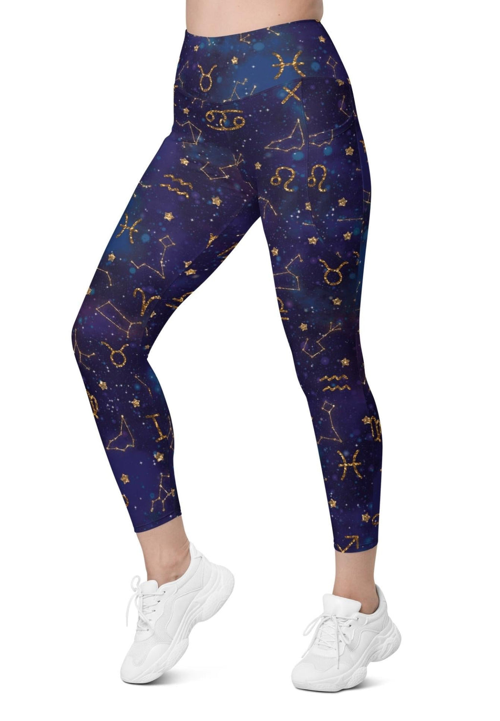 Zodiac Signs Leggings With Pockets