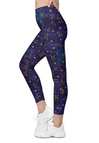 Zodiac Signs Leggings With Pockets