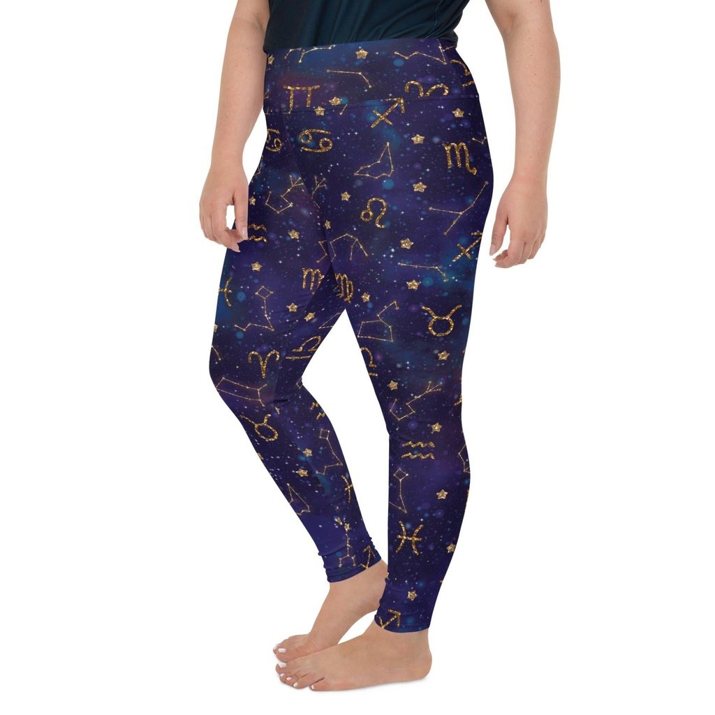 Zodiac Signs Plus Size Leggings