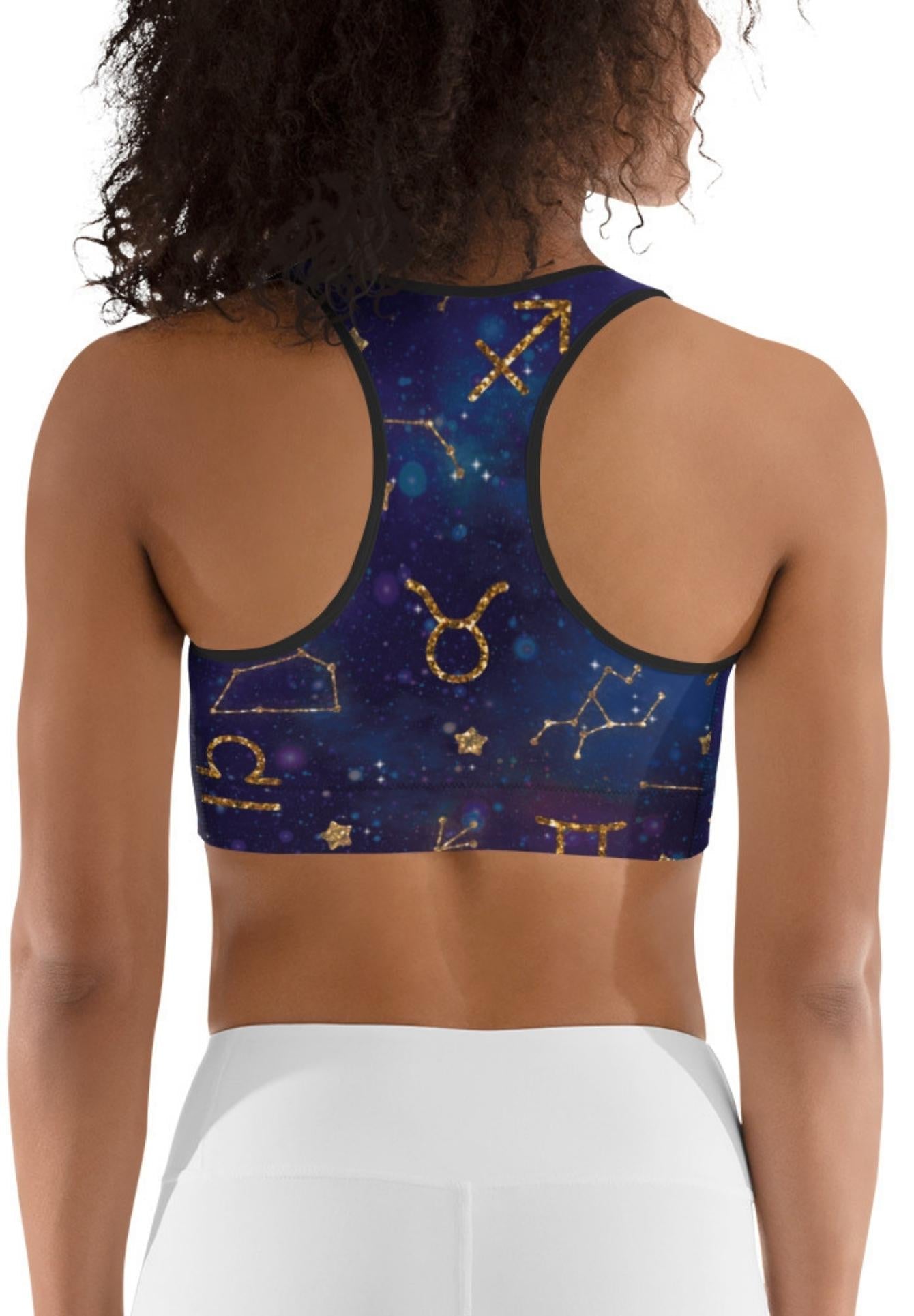 Zodiac Signs Sports Bra