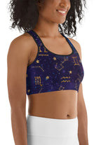Zodiac Signs Sports Bra