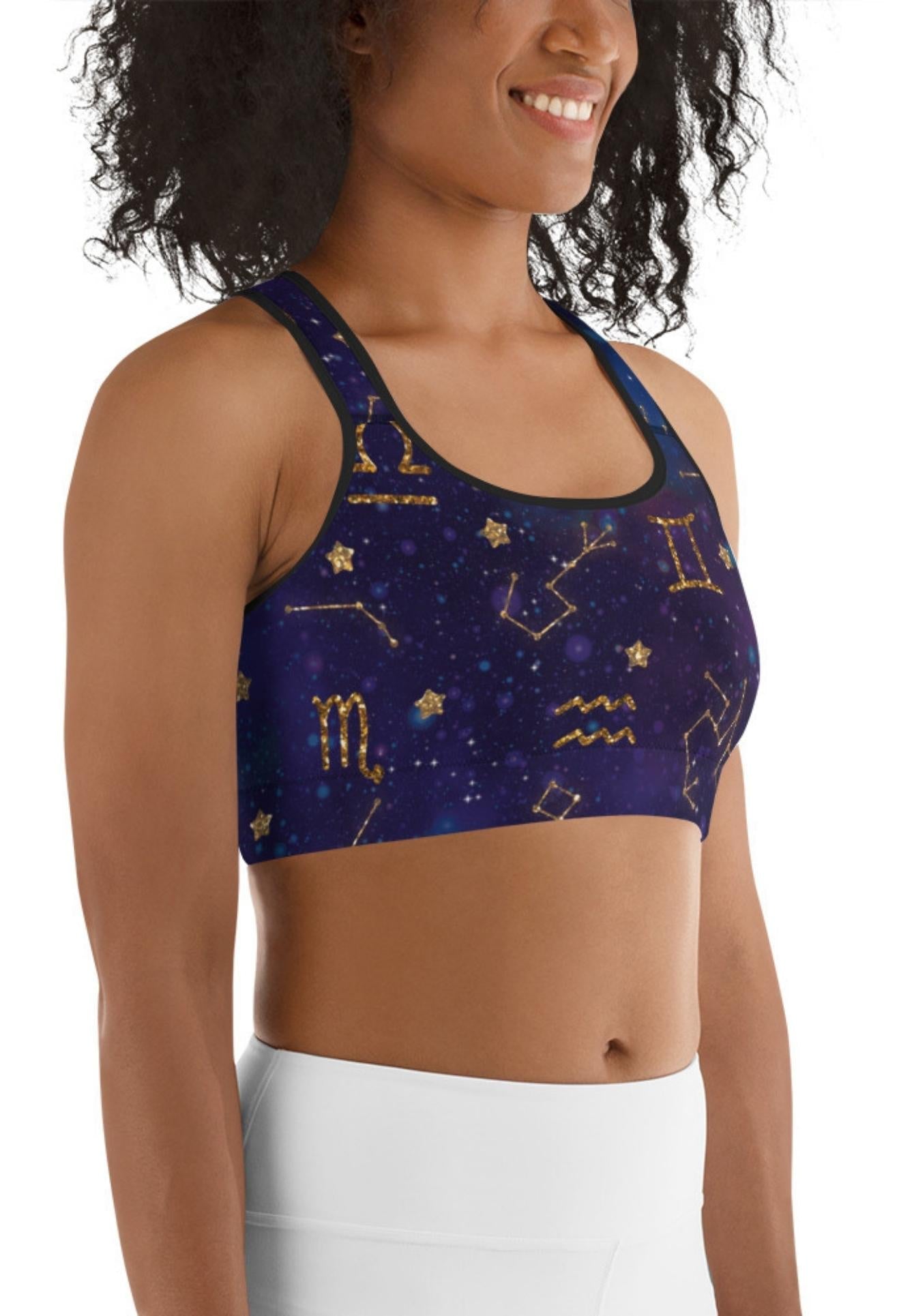 Zodiac Signs Sports Bra