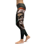 Zombie Santa Leggings - FiercePulse - Premium Workout Leggings - Yoga Pants