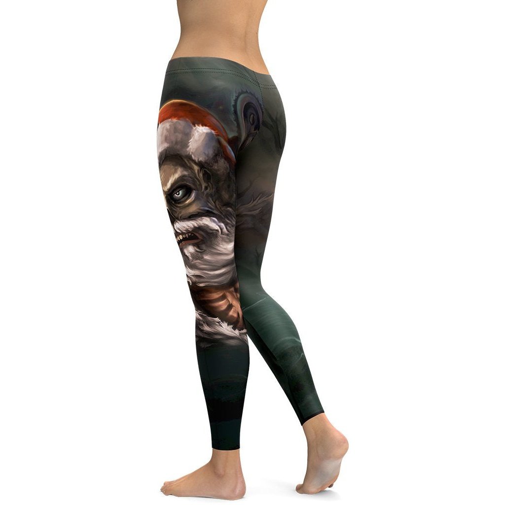 Zombie Santa Leggings - FiercePulse - Premium Workout Leggings - Yoga Pants