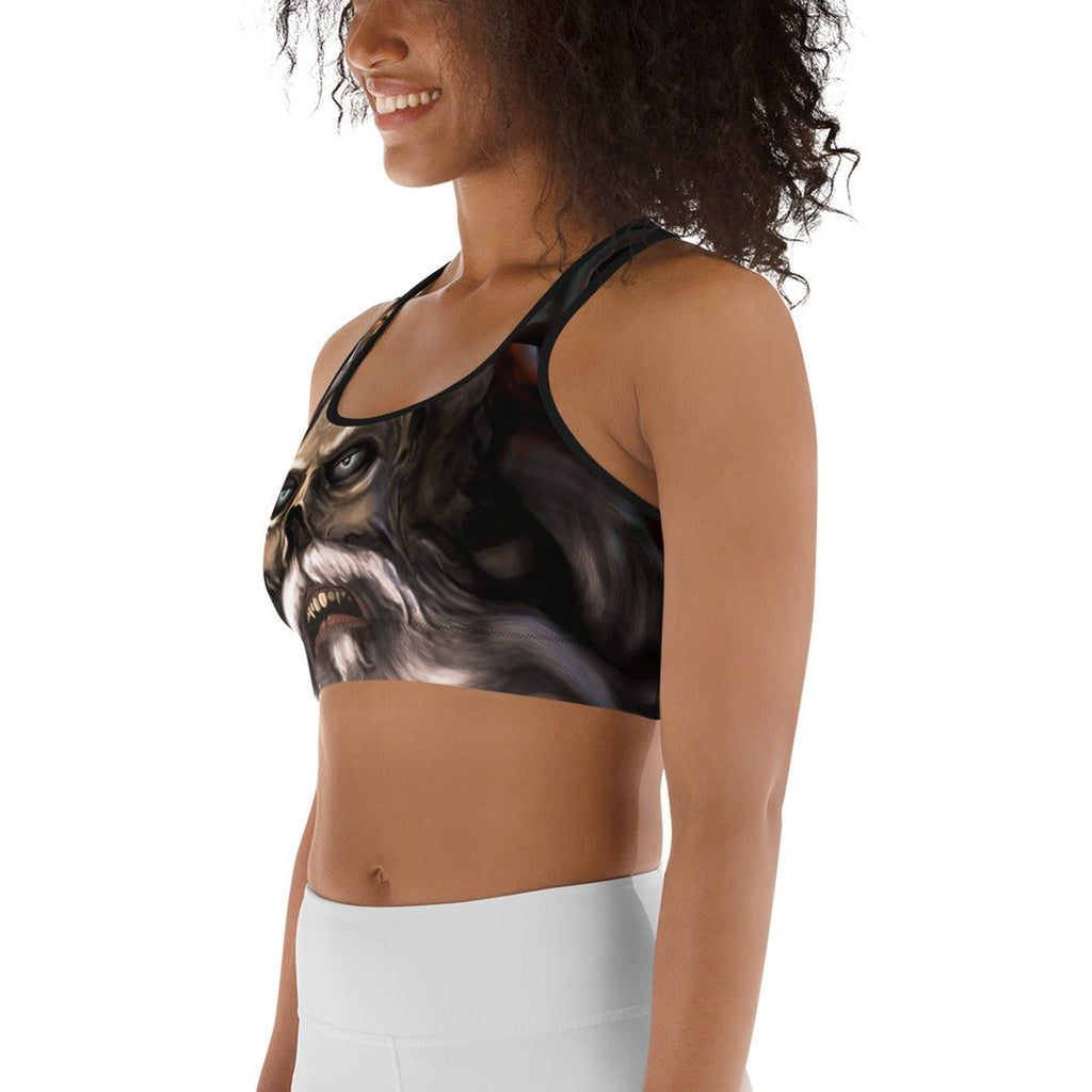 Zombie Santa Sports Bra