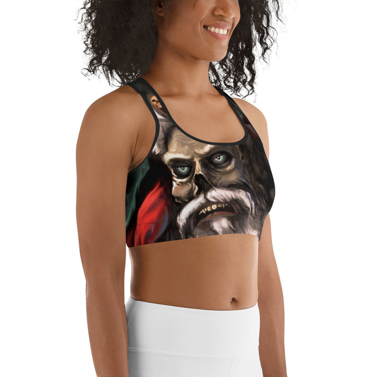 Zombie Santa Sports Bra